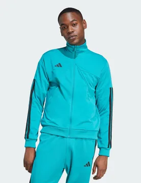 Giacca da allenamento Tiro Wordmark M Pure Teal / Black - Adidas - FashionsVida