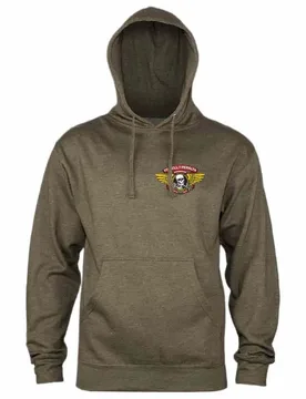 Sweat à Capuche Winged Ripper Mid Weight Army Heather S - Powell Peralta - FashionsVida