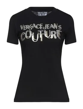 Camiseta Mujer Negro S,XS Mujer - Versace Jeans Couture - FashionsVida