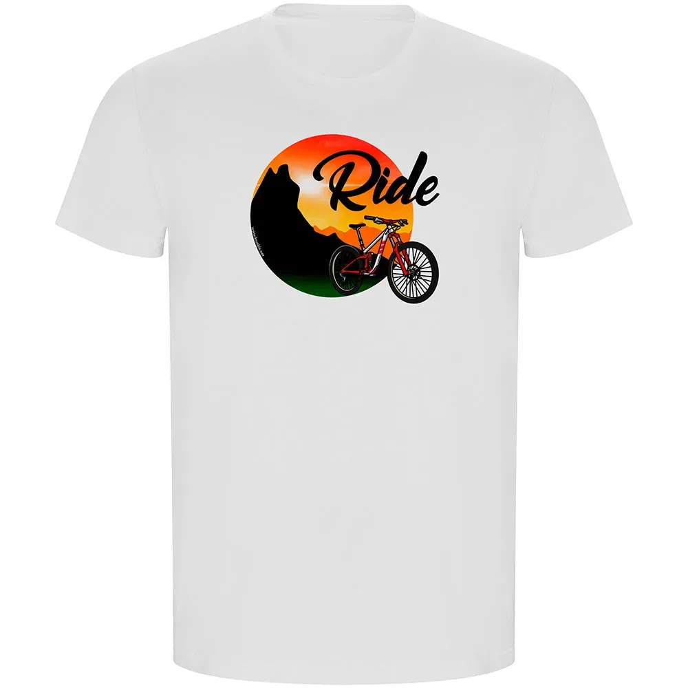 Maglietta A Maniche Corte Ride Eco White - Kruskis - FashionsVida