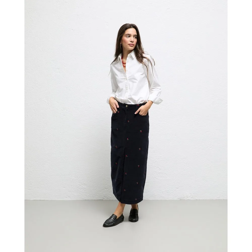 Falda de mujer de pana madeleine - El Ganso - FashionsVida