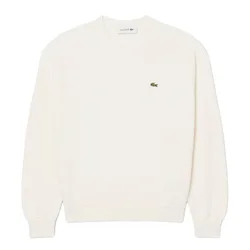 Relaxed Fit Crew Neck Sweater White 36 Damen