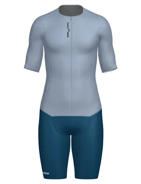 Trisuit A Maniche Corte Viper Sky Blue 2XL - Santini - FashionsVida