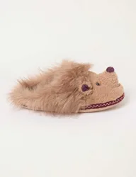 Hedgehog Mule Slippers Brown Mix female