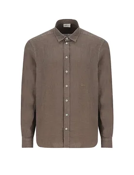 Trachtenhemd LUBODE hellbraun L herren - LUIS TRENKER - FashionsVida