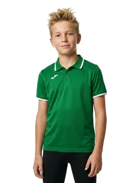 Polo à Manches Courtes Combi Premium Green / White 4-5 Années Garçon - Joma - FashionsVida