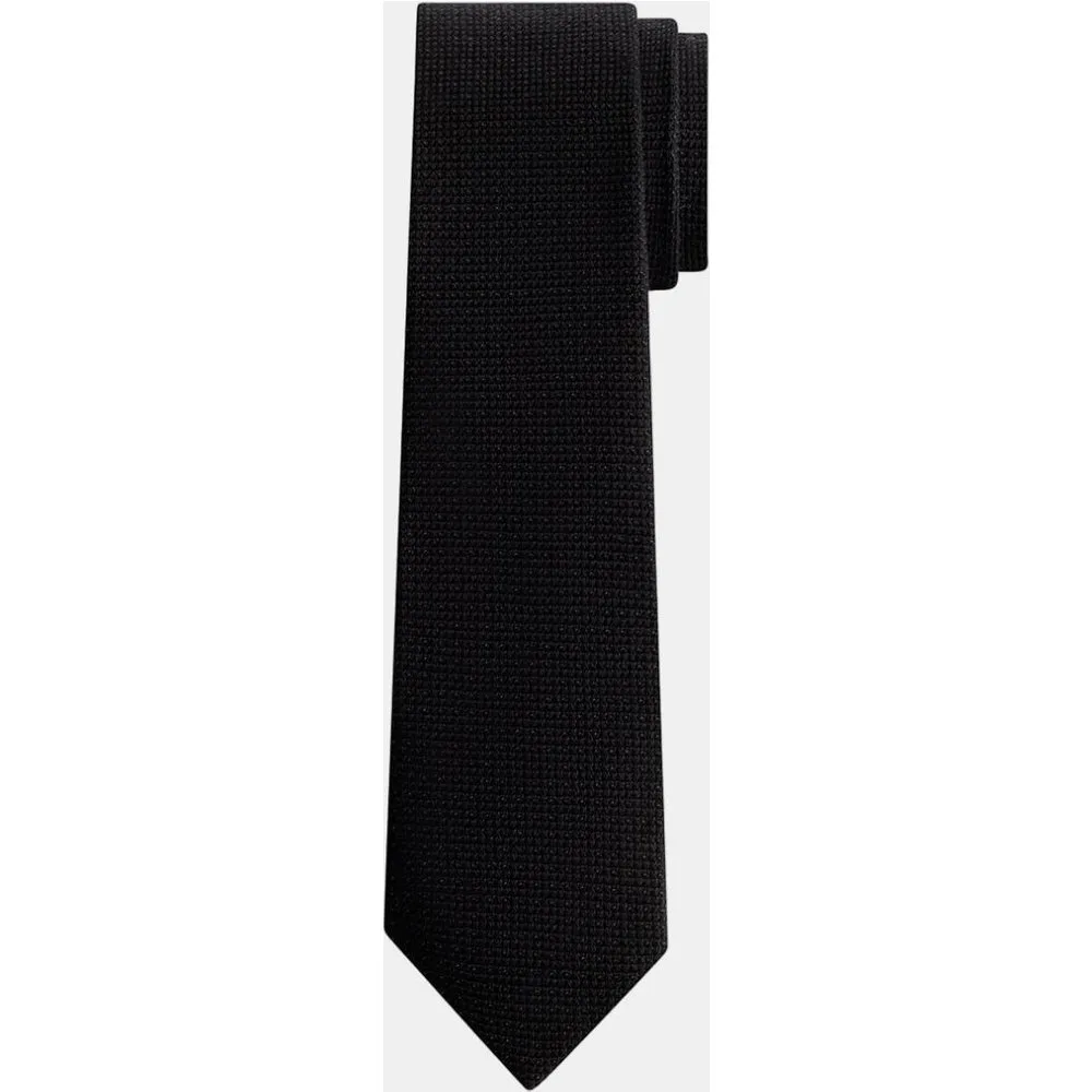 Corbata de hombre de seda y lana, con microestructura - Calvin Klein - FashionsVida