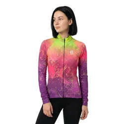 Maglia A Maniche Lunghe Motion Z6 Neon Lava Blend