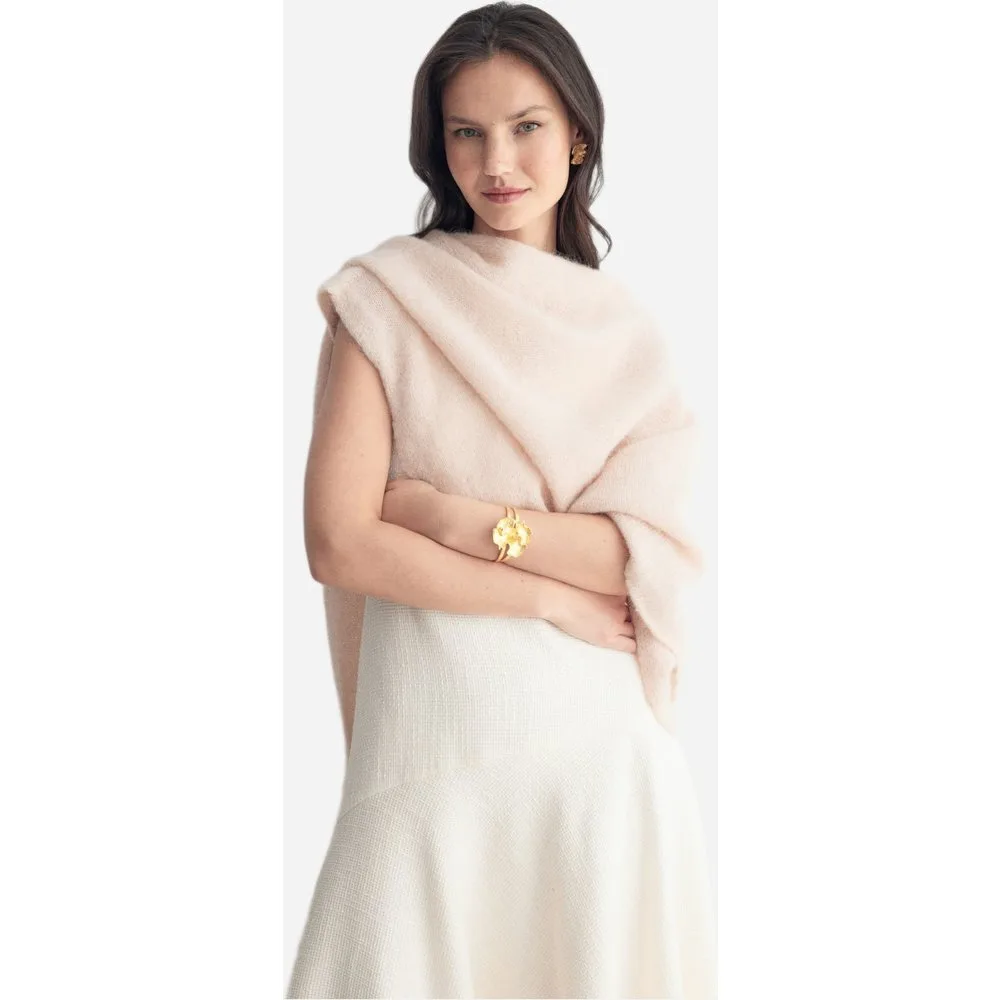 Poncho de mujer cuello drapeado - Bimani - FashionsVida