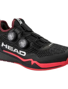 Endure Pro Boa All Court Shoes Black / Red UK 8 - Head Racket - FashionsVida