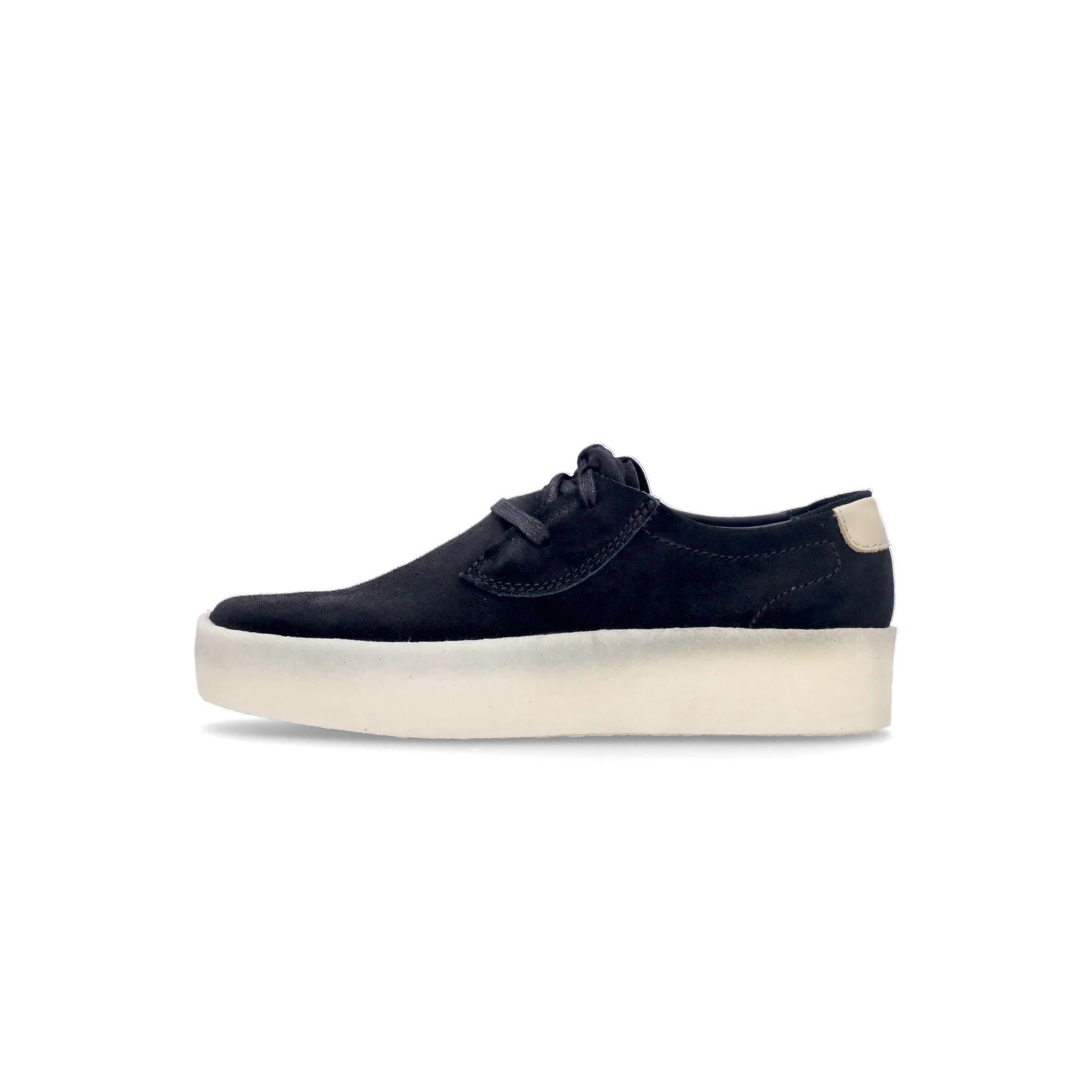 Scarpa Lifestyle Uomo Ashcott Cup Black Suede - Clarks - FashionsVida
