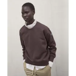 Sudadera de mujer con corte holgado y cuello redondo