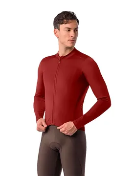 Maglia A Maniche Corte Espresso Thermal 2 Garnet - Castelli - FashionsVida