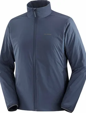 Leichter Stepp-und Daundenjacken aus PrimalLoft® Mountain Flex Jkt M Blue Nights für Herren Größe L Navy blau - Salomon - FashionsVida