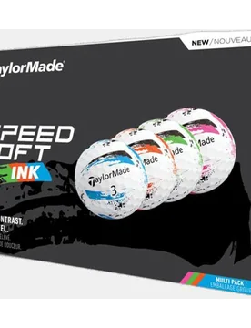 Docena De Bolas De Speedsoft Pack Ink Taylormade - Taylor Made - FashionsVida