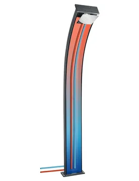 Hybride Dada Curve 40l Solar Shower Anthracite 40 Liters unisex - Formidra - FashionsVida