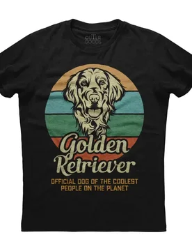 Golden Retriever Official Dog of The Coolest People T-Shirt 100% Cotton O-Neck Short Sleeve Casual Mens T-shirt Size S-3XL - Aliexpress - FashionsVida