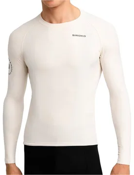 M9 scanuppia beige maillot manga larga hombre Beige (XL) - Siroko - FashionsVida