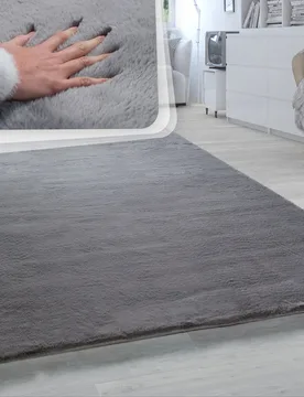 Hochflor-Teppich RABBIT 780 Anthrazit Rechteckig - Paco Home - FashionsVida