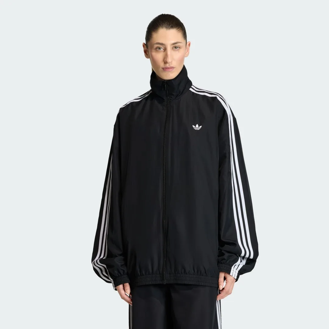 GIACCA DA TRACK FIREBIRD ADILENIUM S Black / White - Adidas - FashionsVida