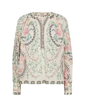 Bluse MMWYLDEORCHID creme XS damen - Mos mosh - FashionsVida