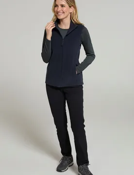 Camber Womens Gilet - Navy - Navy - Size: 14 - Mountain Warehouse - FashionsVida