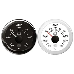 White Scale Amperometer 0-150a 12-24v White One Size unisex