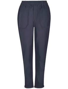 Weird Fish Malorri Chino Trousers Size 12 - offers all-offers offers womens-offers women women all-womens women trousers-jeans women trousers-jeans tr - Navy - FashionsVida