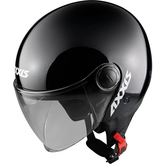 Casco Moto Jet of501b Square S Solid A1 Nero Lucido taglia XL - Axxis - FashionsVida