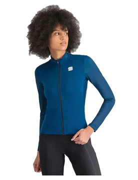Maglia A Maniche Lunghe Srk Thermal Teal Blue - Sportful - FashionsVida