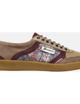 Zapatillas Cherokee de hombre tipo casco bajas en serraje con estampado abstracto y suela de goma - Morrison - FashionsVida