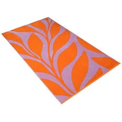 Telo da bagno Ocean Leaf 100x180cm arancione