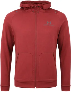 Rush Mens Red Track Jacket - Size Medium - Under armour - FashionsVida