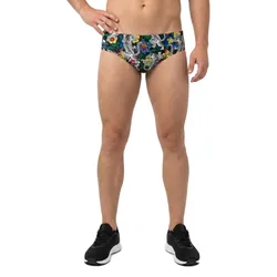 Slip De Bain Flowers-and-tigers Wp