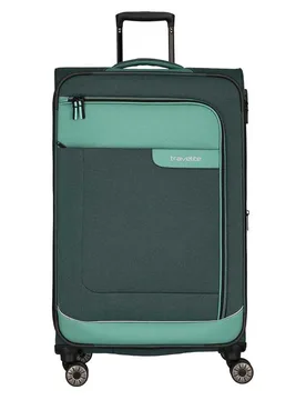 Valigia A Rotelle Viia w L Expandable 91/103l Green One Size - Travelite - FashionsVida