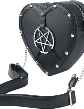 Gothic Handtasche - Pentahaunt - Love Bag - für Damen - schwarz - Frauen - female - Heartless - FashionsVida
