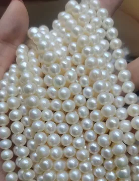 AAAA High Quality Near Round Natural Freshwater Pearls Flawless Loose Beads for DIY Jewelry Making Necklace Accessories - Aliexpress - FashionsVida