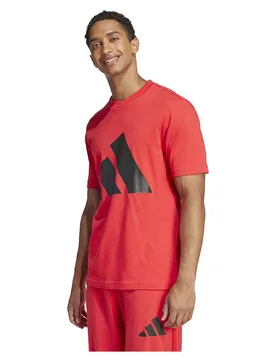 T-shirt à Manches Courtes Essentials Big Logo Pure Ruby / Black L - Adidas - FashionsVida