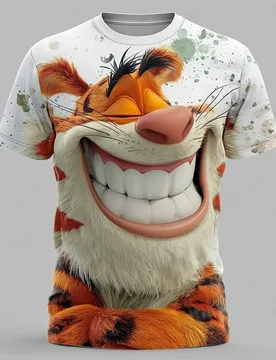 Funny 3D Animal Print Men's T-Shirts Casual O-neck Short Sleeve Hip Hop Trend Harajuku Streetwear Fashion Loose Breathable Tops - Aliexpress - FashionsVida