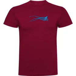 Maglietta A Maniche Corte Stella Bike Dark Red
