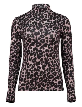 Langarmshirt - LS P TP KI44MMY - XS bis XXL - für Damen - Größe XS - leopard - Frauen - female - Hailys - FashionsVida