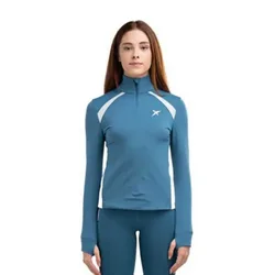 Frida Half Zip Sweatshirt Blue XS