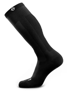 High Knee Performance Compression Socks Black UK 7-9 Men - Lasso - FashionsVida