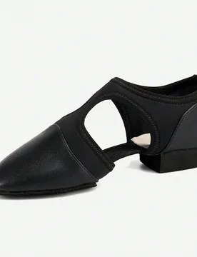 Zapatos de baile de jazz suaves, zapatos de ballet planos negros ligeros, zapatos de yoga, zapatos de baile unisex (talla media pequeña) CN38 - Shein - FashionsVida
