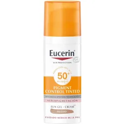 Fluido Solar Pigment Control Tinted Medium FPS 50+ 50 ml Eucerin