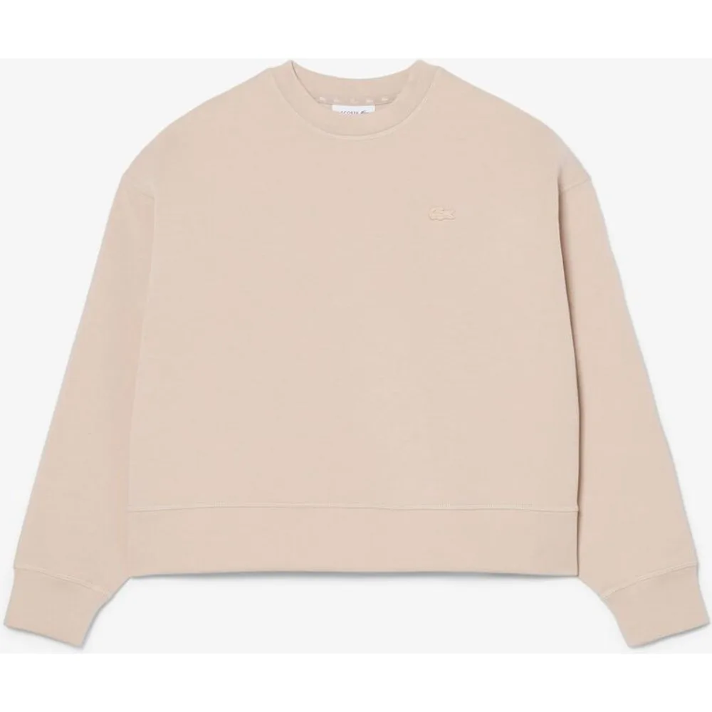 Sudadera de mujer oversized de punto de doble cara - Lacoste - FashionsVida