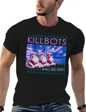 Killbots Mall Security T-Shirt man t shirts graphic t shirts for man pack white g man t shirts for men T-shirt - Aliexpress - FashionsVida