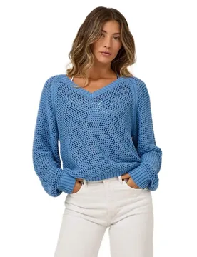 Pull Surge Ash Blue S - Salty Crew - FashionsVida