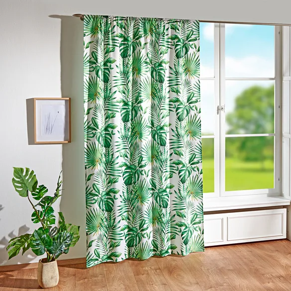 Vorhang "Palmblätter" 140 x 230 cm - 3Pagen - FashionsVida