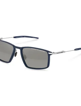 Occhiali Da Sole P86006-56d175 56x19x15 Mm Dark Blue / Palladium Smoke Gradient/CAT3 - Porsche design - FashionsVida